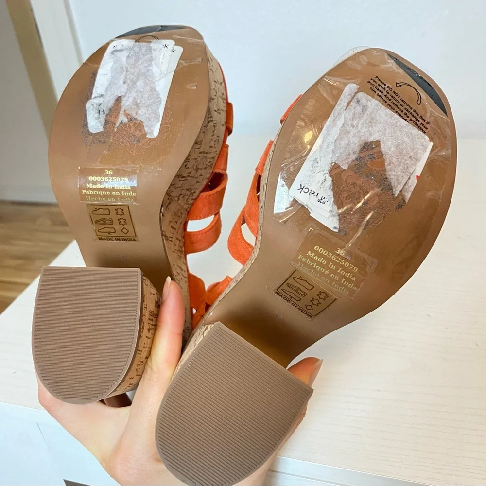 Free People Lisbon Platform Sandal Size 36 - Picture 8 of 8